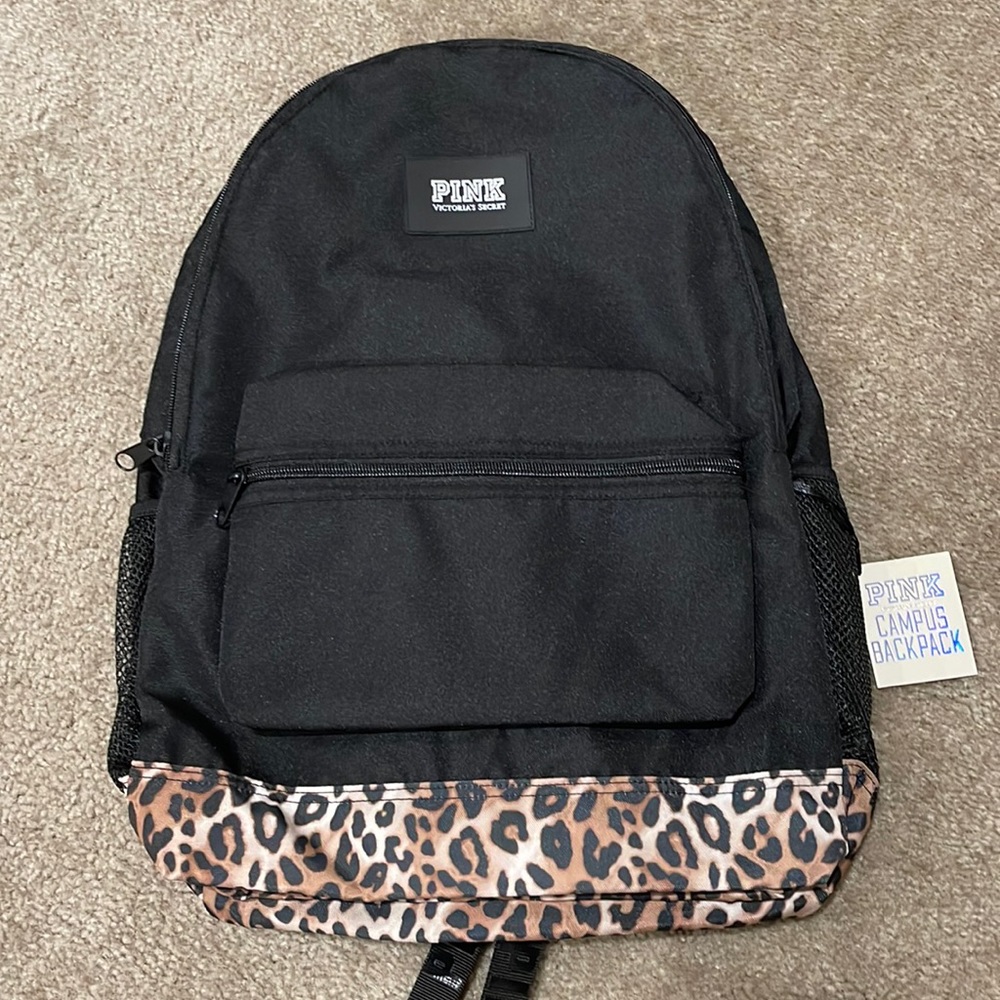 RARE! SOLD OUT! NEW with Tags! PINK Cheetah Campus Backpack